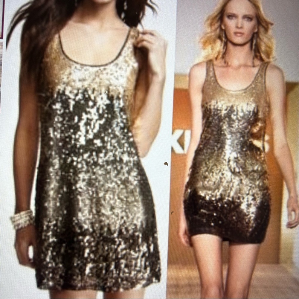 Stunning EXPRESS Ombre' Sequin Mini Party/Club Dress Size S
